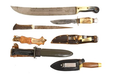 Lot 318 - Seven Edged Weapons :- a graduated set of two...