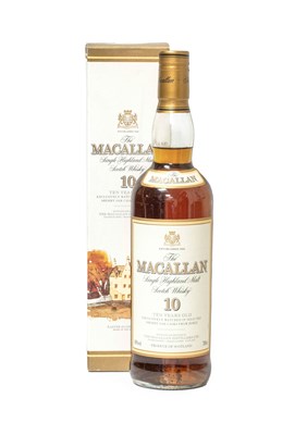 Lot 3163 - Macallan 10 Year Old Single Highland Malt...