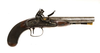 Lot 385 - An 18th Century Flintlock Double Barrel...