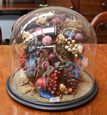 Lot 314 - A Late Victorian Still Life Model of Fruit and...