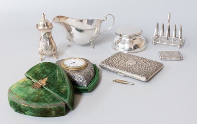 Lot 171 - A Collection of Assorted Silver, including a...