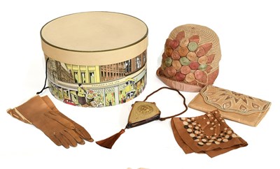 Lot 2279 - Circa 1920s Costume Accessories, comprising a...
