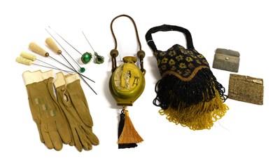 Lot 2278 - Circa 1920s Accessories comprising a French...