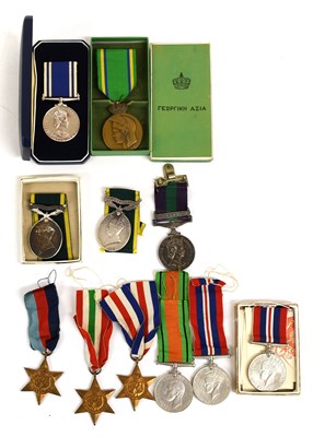 Lot 28 - A Second World War Group of Six Medals,...