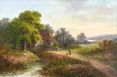 Lot 380 - William Stone (1814-1913) "Homeward Bound"...