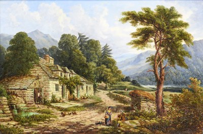 Lot 392 - Thomas Thomas (fl.1854-1896) "Near Beddgelert,...