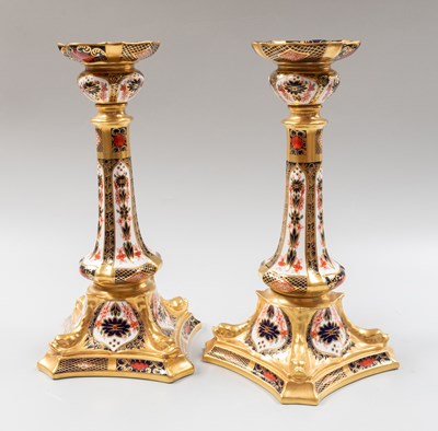 Lot 134 - A Pair of Royal Crown Derby Porcelain...