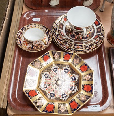 Lot 122 - A Royal Crown Derby Porcelain Octagonal Plate,...
