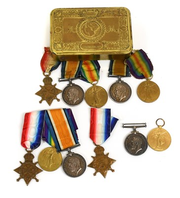 Lot 31 - Eleven First World War Medals, comprising two...