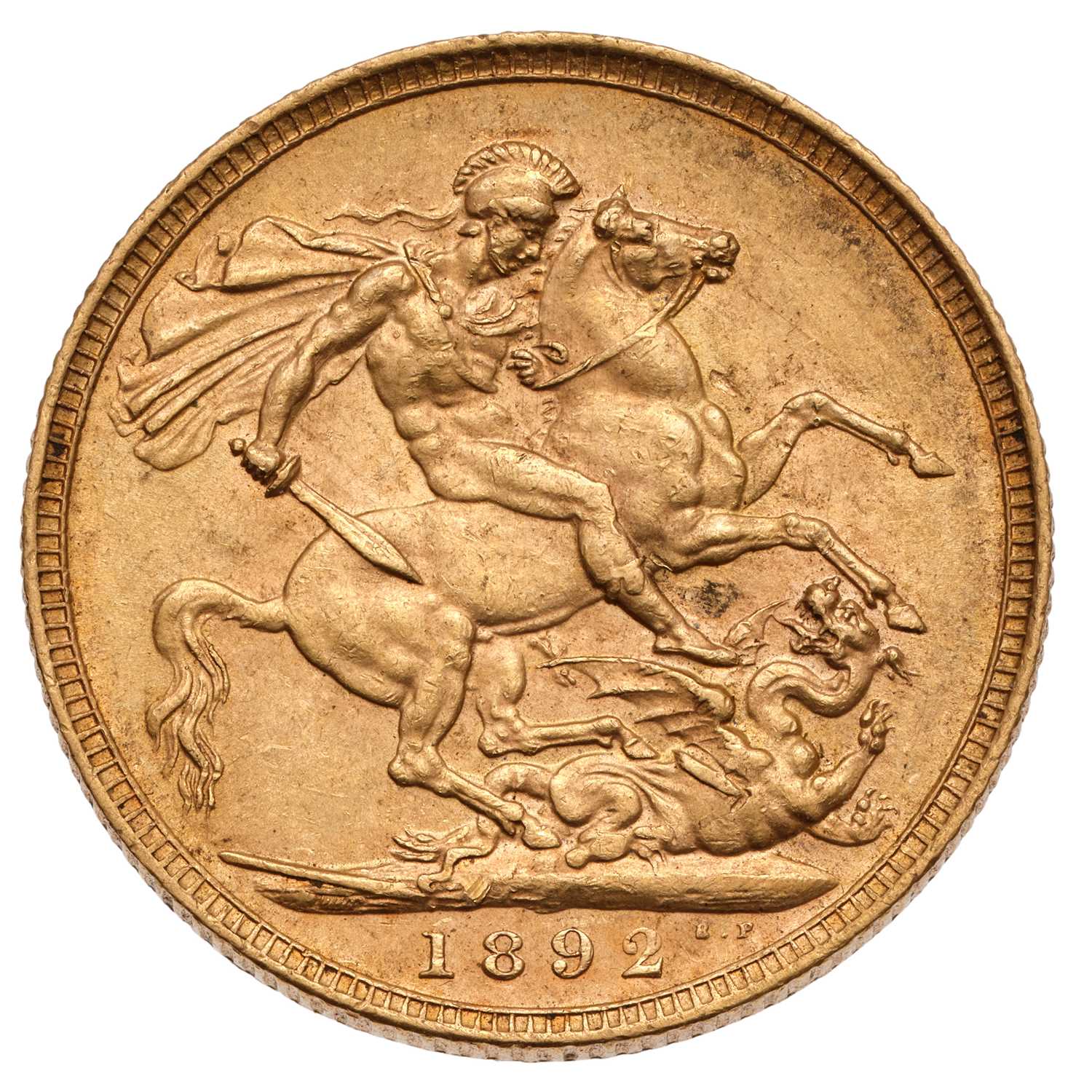 Lot 156 - Victoria, Sovereign 1892; near extremely fine...
