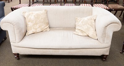 Lot 534 - A Chesterfield Style Sofa, stamped CVS for...