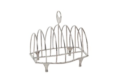 Lot A George III Silver Toastrack