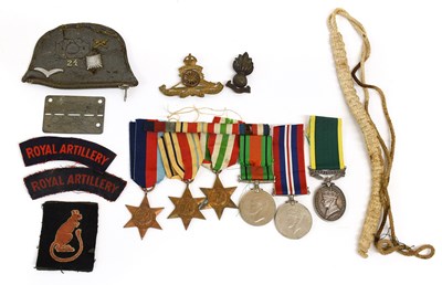 Lot 33 - A Second World War Group of Six Medals,...