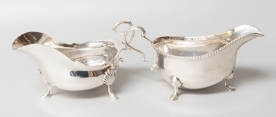 Lot 117 - Two Differing Silver Sauceboats, One Retailed...