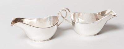 Lot 105 - Two George V Silver Cream-Boats, by Roberts...