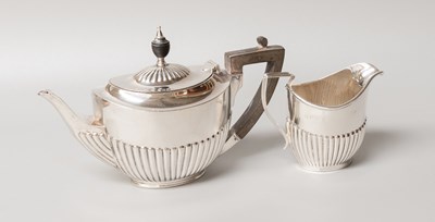 Lot 141 - A George V Silver Teapot and an Edward VII...