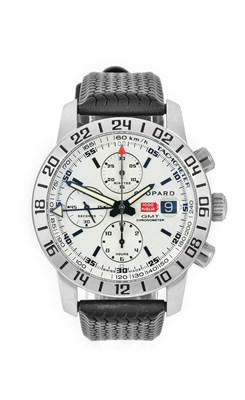 Lot 2370 - Chopard: A Stainless Steel Automatic Calendar...