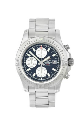 Lot 2379 - Breitling: A Stainless Steel Automatic...