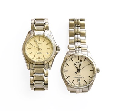 Lot 412 - A Tissot Automatic Calendar Centre Seconds...