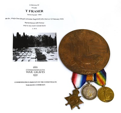 Lot 37 - A First World War 1914-15 Star Trio and...