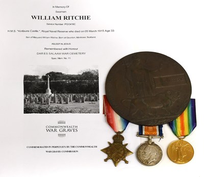 Lot 38 - A First World War 1914-15 Star Trio and...
