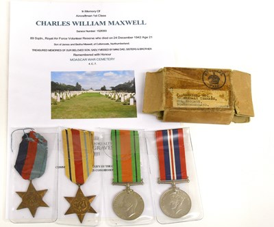 Lot 41 - A Second World War Casualty Group of Four...