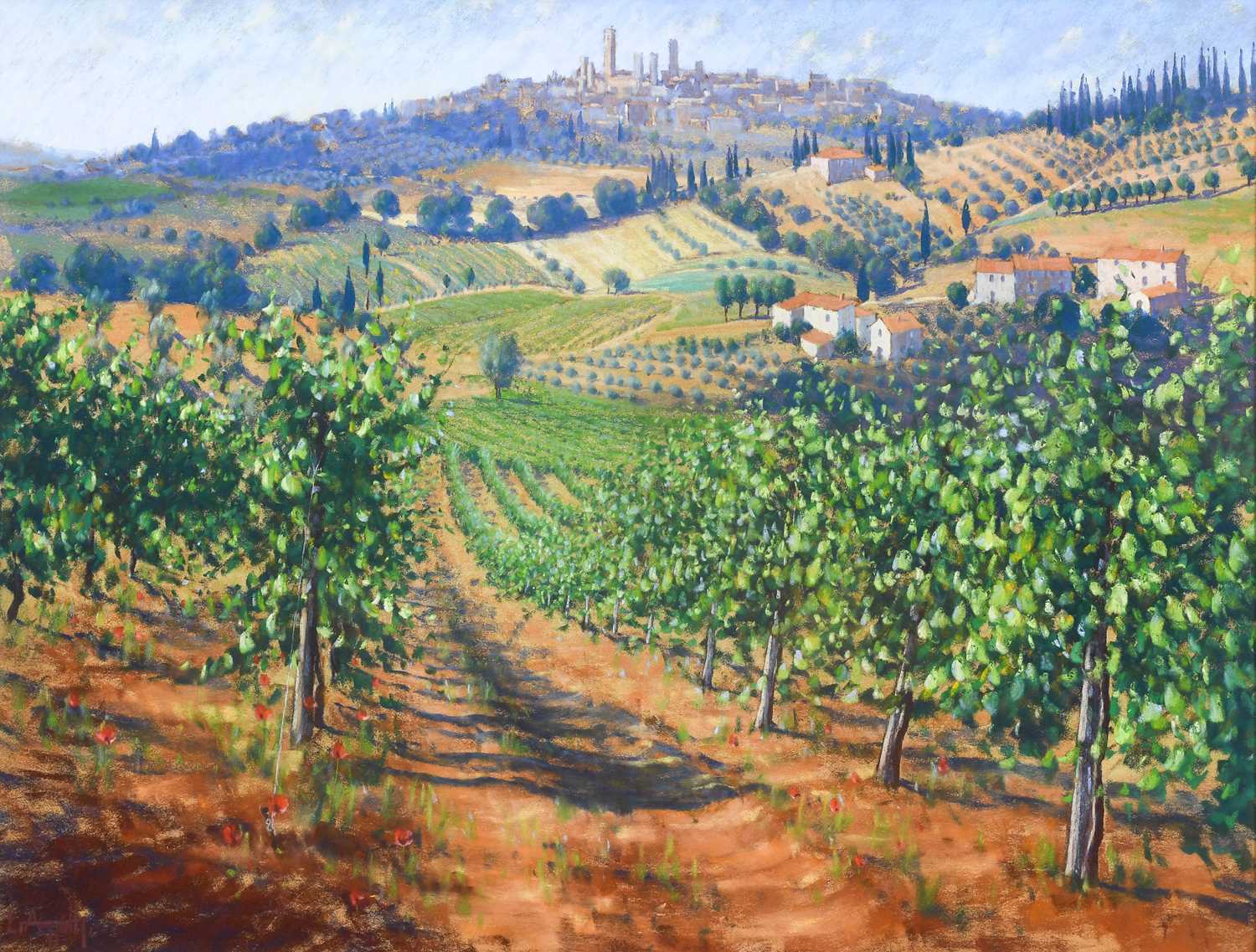 Lot 56 - Lionel Aggett (1938-2009) "San Gimignano,...