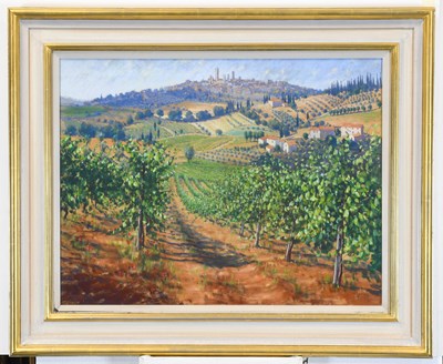 Lot 56 - Lionel Aggett (1938-2009) "San Gimignano,...