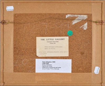 Lot 1025 - Helen Allingham RWS (1867-1926) Study of...