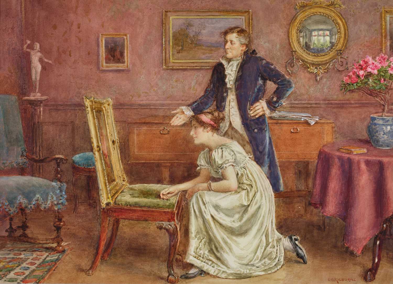 Lot 1009 - George Godwin Killburne RI, RBA (1839-1924)...