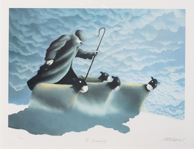 Lot 1058 - After Mackenzie Thorpe (b.1956) "A Dusting"...