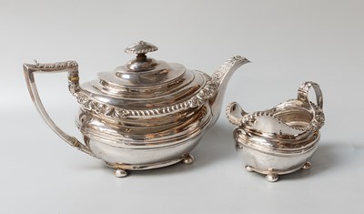Lot 106 - A George III Silver Teapot, by Rebecca Emes...