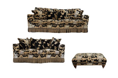 Lot 626 - A Duresta Diplomat Feather-Filled Three-Piece...