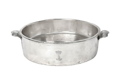 Lot A George III Silver Soufflé-Dish and Liner