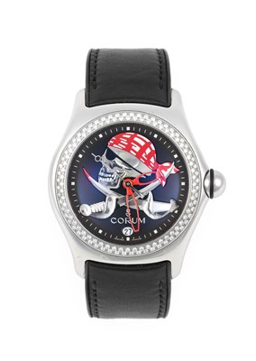 Lot 2397 - Corum: A Limited Edition Stainless Steel...