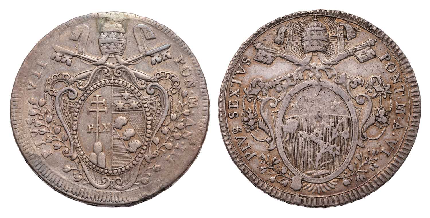 Lot 110 - Italy, Papal States, Scudo 1780, VI, obv....
