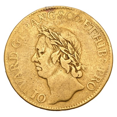 Lot 126 - Oliver Cromwell, Broad 1656, obv. bust of...