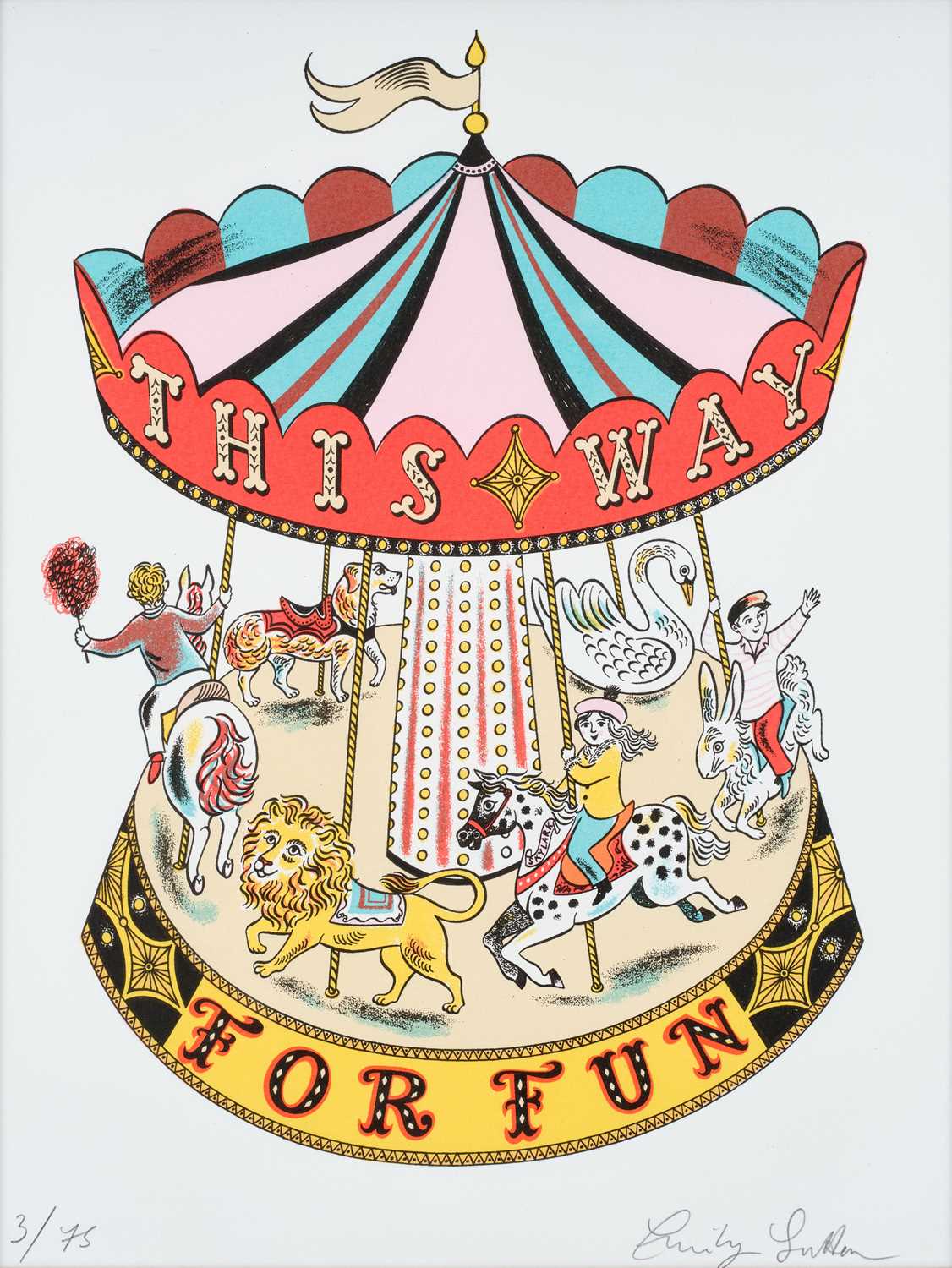 Lot 124 - Emily Sutton (b.1983) "This Way for Fun"...