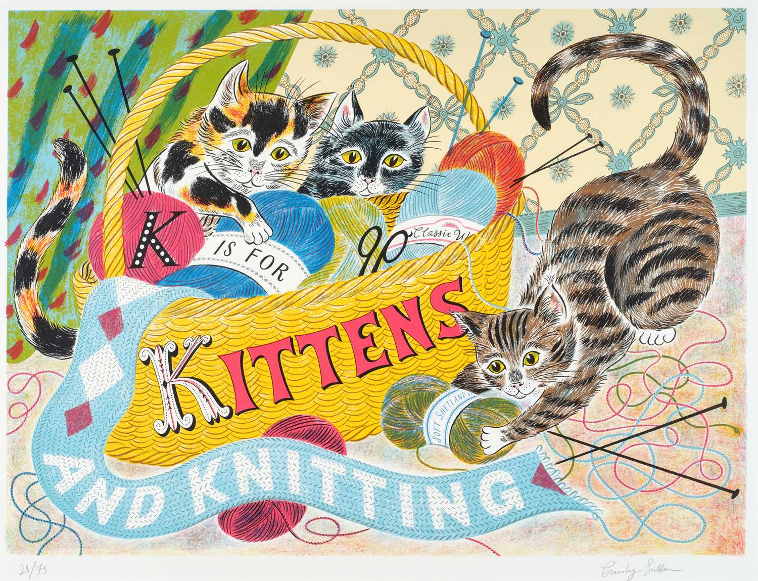 Lot 122 - Emily Sutton (b.1983) "K is for Kittens"...