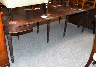 Lot 1291 - A William IV Mahogany Dining Table, with...