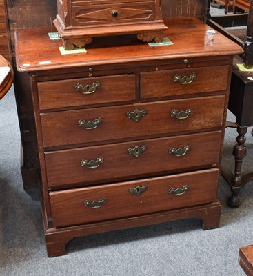 Lot 1263 - George III Mahogany Bachelor's Chest of...