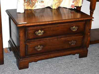 Lot 1331 - A Titchmarsh and Goodwin Oak TV Stand, 81cm by...