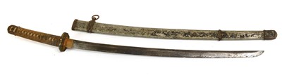 Lot 280 - A Second World War Japanese Officer's Shin...
