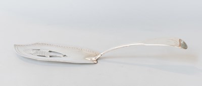 Lot 127 - A George III Silver Fish-Slice, Maker's Mark...