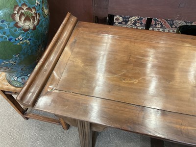 Lot 96 - A Chinese Elm Altar Table, Qing Dynasty, 19th...