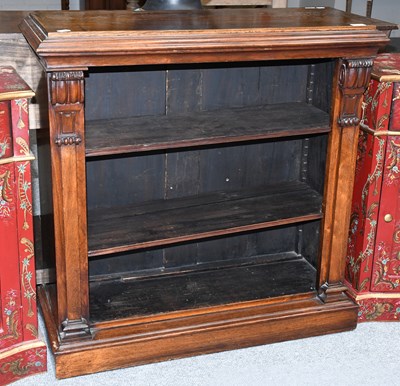 Lot 1341 - A Victorian Rosewood Three Tier Open Bookcase,...