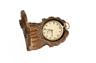 Lot 415 - A 9 Carat Gold Open Faced Pocket Watch