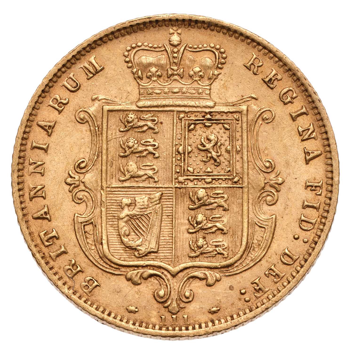 Lot 173 - Victoria, Half Sovereign 1880, die no. 111,...