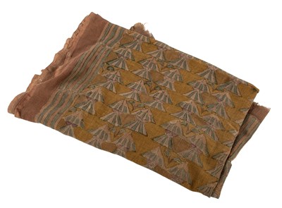 Lot 2043 - Circa 1920s Crepe Panel by Raymond Duncan, of...