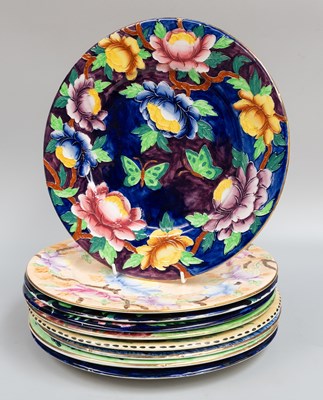 Lot 252 - A Collection of Maling Pottery Cabinet Plates,...